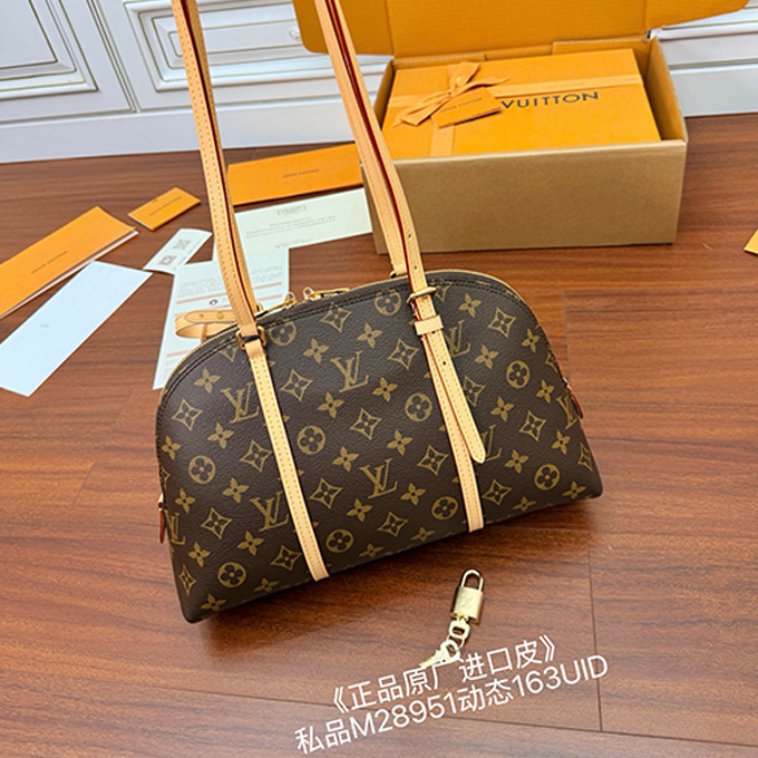 lv louis vuitton monogram dome shoulder bag #m28951